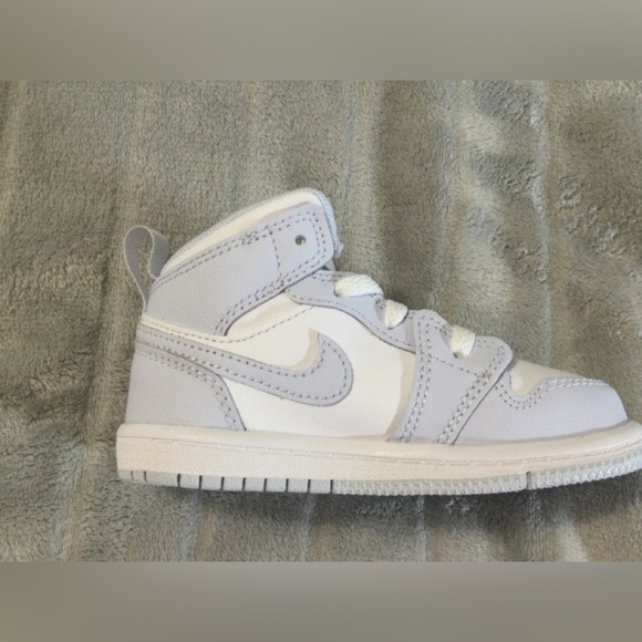 Nike Jordan 1 Mid Toddler Cobalt Bliss/White Size 8c - Picture 10 of 13